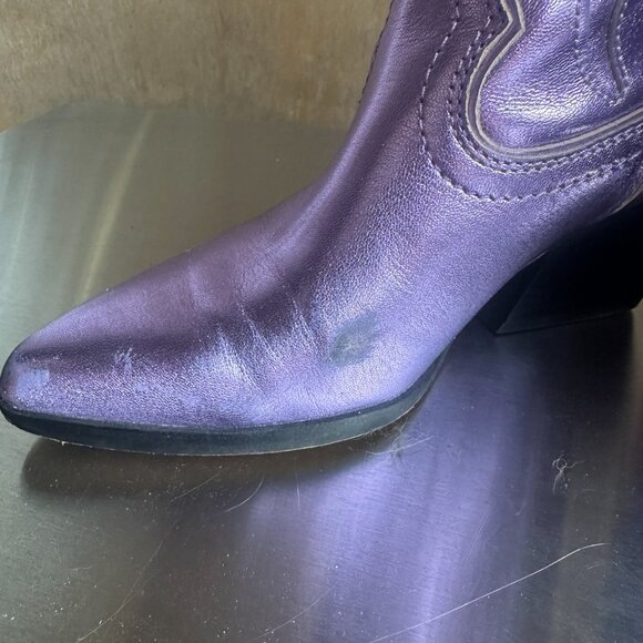 Women's Cowboy Boots -Purple - 7.5 W -  Cowboy Carter! - Picture 3 of 8